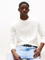 Tommy Hilfiger TJM SLIM CHEST LINEAR LS TEE EXT