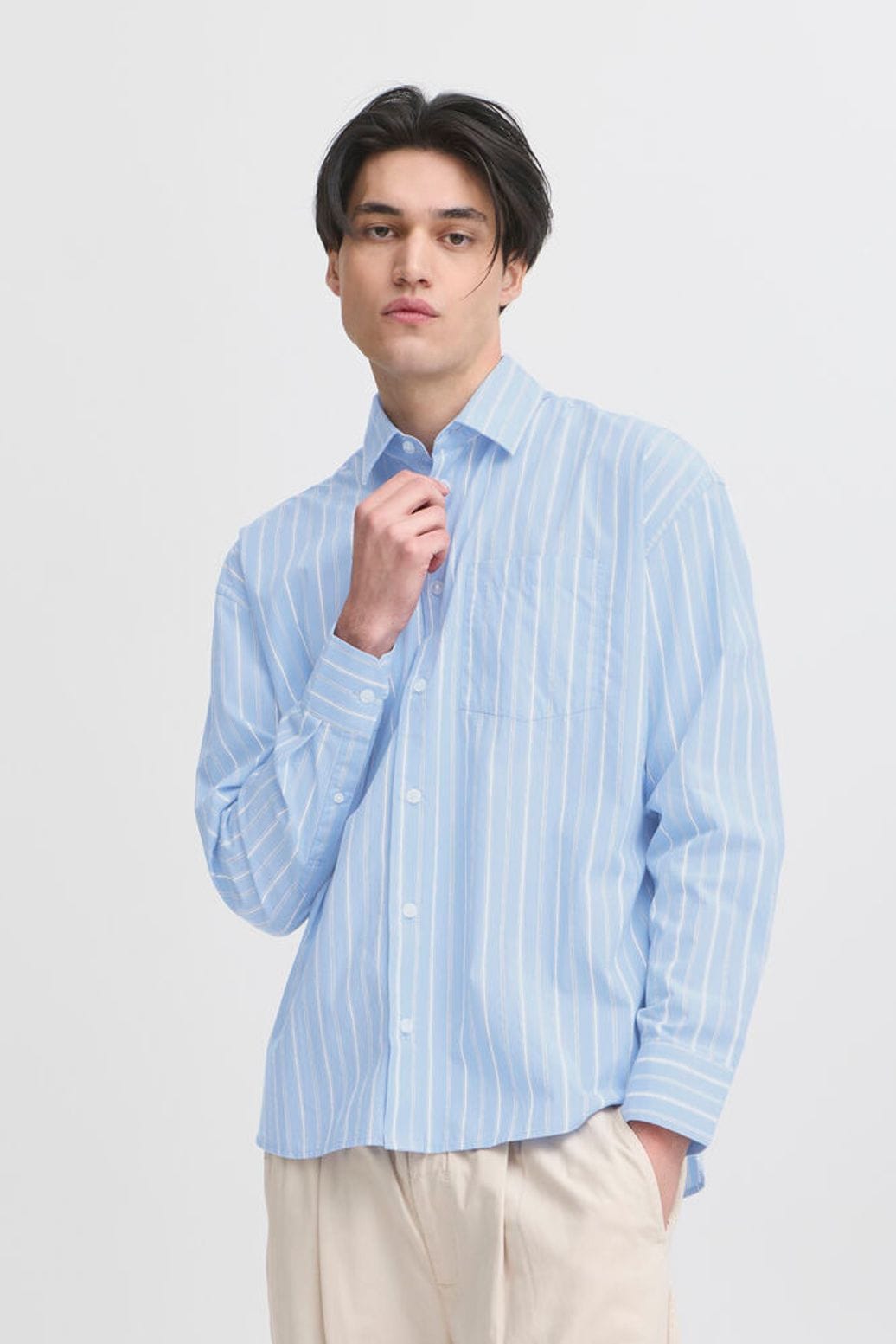 15 CFMARTIS LS relaxed striped shirt - Billede 1