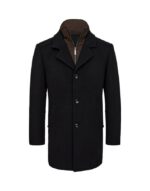 Gino Marcello Mens wool coat modern fit - Billede 7