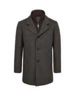 Gino Marcello Mens wool coat modern fit - Billede 6