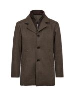 Gino Marcello Mens wool coat modern fit - Billede 4