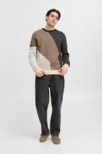 Casual Friday CFNOE geometric crew neck knit - Billede 2