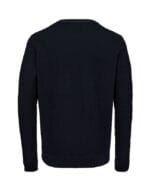Black Blue O-neck regular fit knit - Billede 6