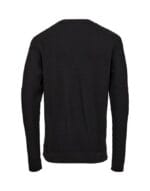 Black Blue O-neck regular fit knit - Billede 2