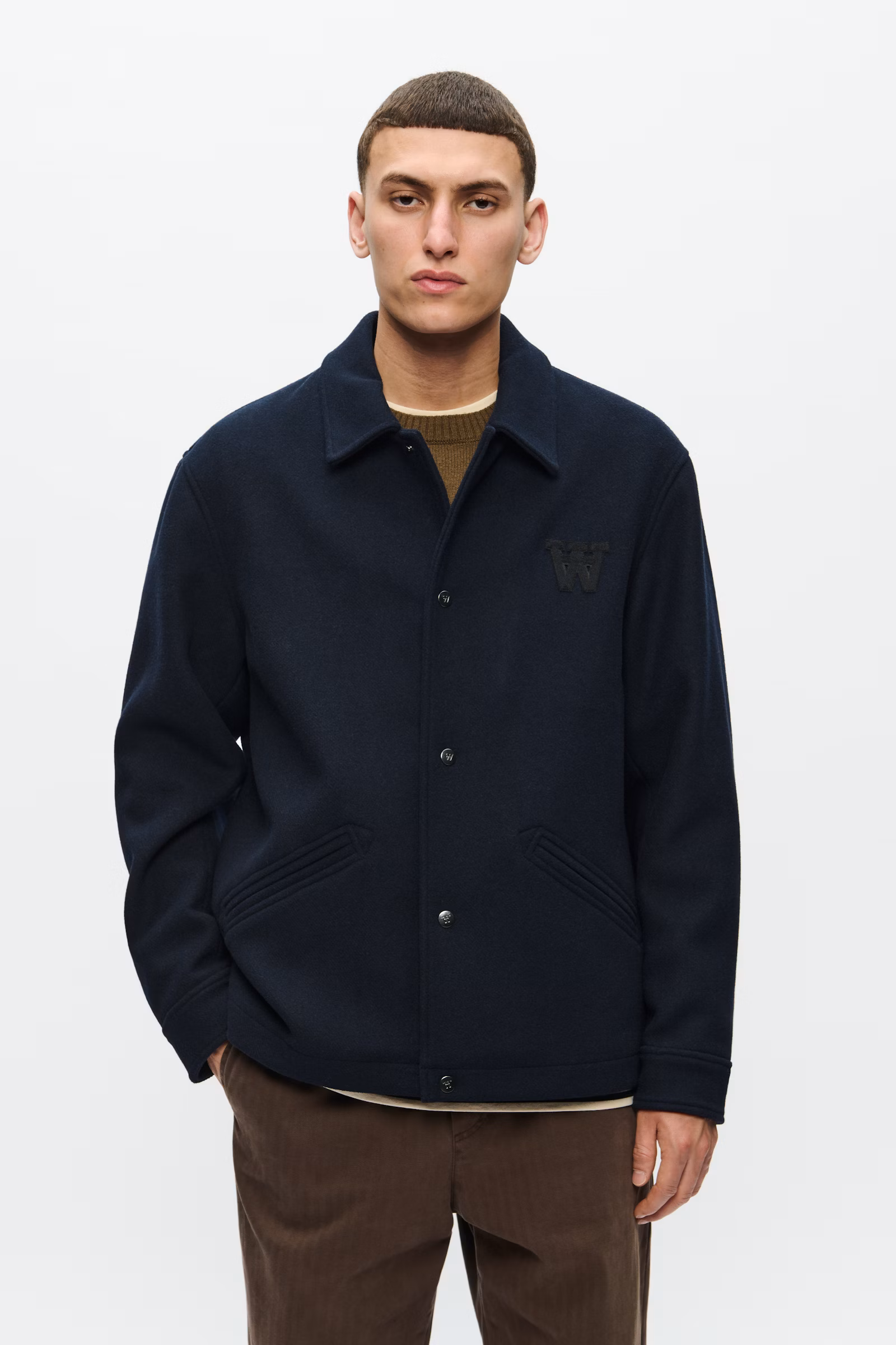 3915_86d74f59-7c64-4a27-8c68-d1fbfde83dfd DOUBLE A by Wood Wood WWOtis jacket 25190 - Billede 1
