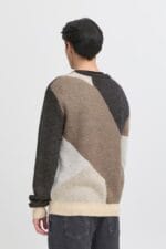 Casual Friday CFNOE geometric crew neck knit - Billede 4