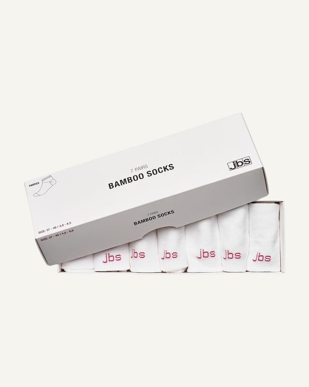 6 JBS No-Show Socks 7-Pack - Billede 1