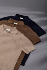 Born With Appetite RICHARD KNITTED POLO SS HALFZIP