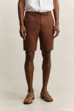 GANT REG LINEN DS SHORTS - Billede 3