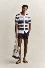 GANT STRIPED TEXTURE POLO - Billede 2