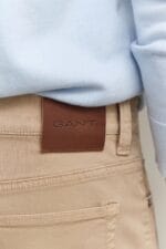 GANT SLIM COTTON / LINEN JEANS - Billede 2