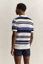 GANT STRIPED TEXTURE POLO - Billede 4