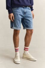 REG GANT JEANS SHORTS - Billede 2