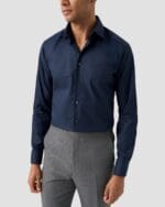 ETON Floral Effect Signature Twill Shirt