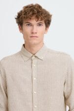 Casual Friday CFHANES LINEN MIX LS SHIRT - Billede 3