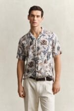GANT REG AOP CAMP COLLAR SHIRT