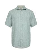 Gino Marcello Linen blend shirt s/s modern fit