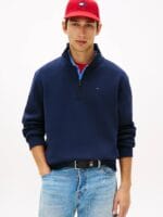Tommy Hilfiger TJM REG FLEECE 1/4ZIP MOCK NECK