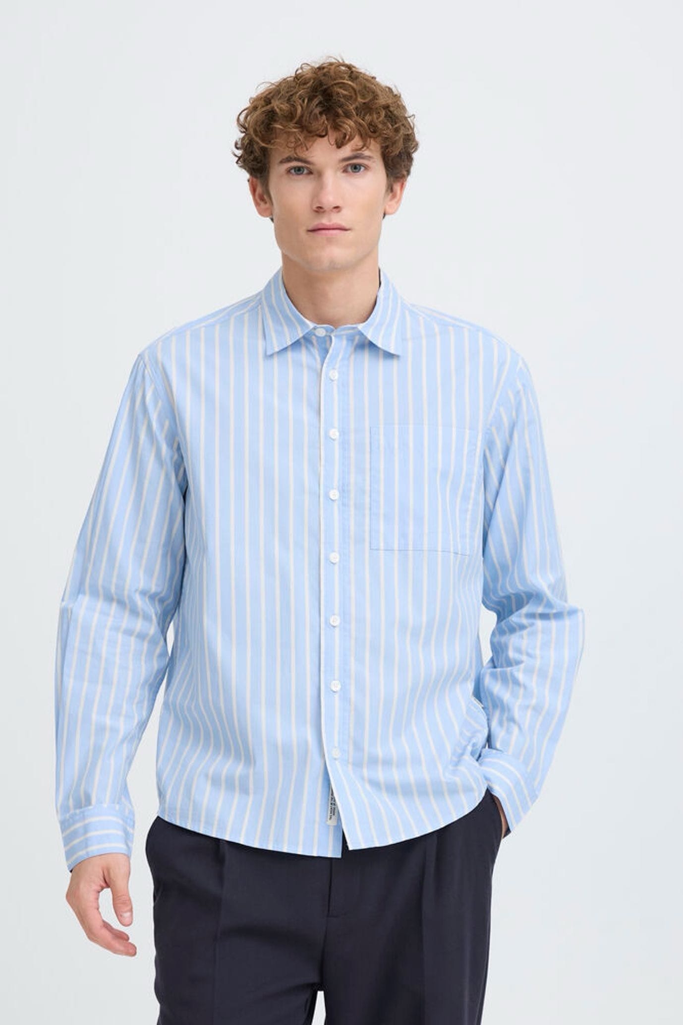 Billede 23 Casual Friday CFZAN LS STRIPED RELAXED SHIRT - Billede 1