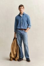 GANT REG DENIM SHIRT - Billede 2