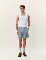 Les Deux Stripe Seersucker Swim Shorts - Billede 4