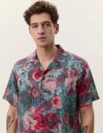 Les Deux Bouquet AOP SS Shirt - Billede 3