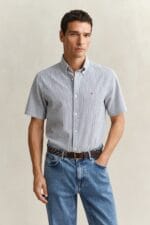 GANT REG SEERSUCKER STRIPE SS SHIRT - Billede 4