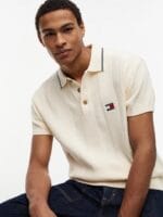 Tommy Hilfiger TJM REG SS BADGE KNIT POLO EXT - Billede 2