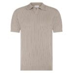Born With Appetite RICHARD KNITTED POLO SS HALFZIP - Billede 4