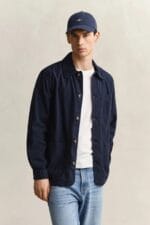GANT REG COTTON / LINEN OVERSHIRT
