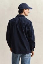 GANT REG COTTON / LINEN OVERSHIRT - Billede 5