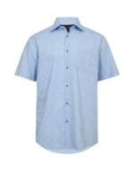 Black Blue Shirt s/s regular fit - Billede 3