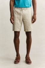 GANT REG LINEN DS SHORTS - Billede 6