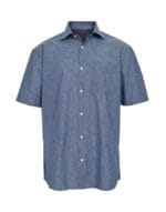 Black Blue Shirt s/s regular fit - Billede 2
