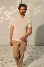 Born With Appetite WOLF KNITTED POLO SS