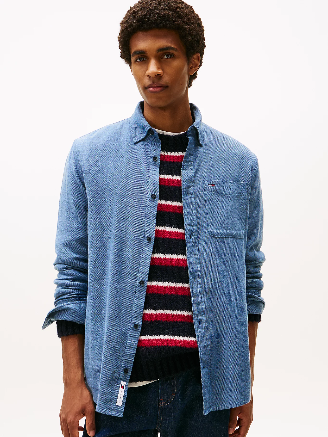 DM0DM22023_C1G_main Tommy Hilfiger TJM REG FLANNEL SHIRT EXT - Billede 1