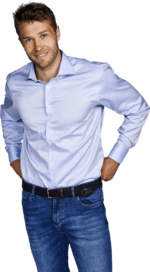 Slim Fit Due Signori NON IRON TWILL