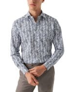 ETON Floral Signature Twill Shirt