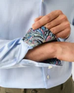 ETON Solid Signature Twill Paisley Effect Shirt - Billede 6
