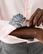ETON Solid Signature Twill Paisley Effect Shirt - Billede 3