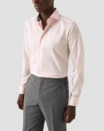 ETON Solid Signature Twill Paisley Effect Shirt