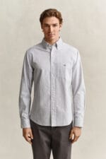 GANT REG CLASSIC OXFORD STRIPE SHIRT - Billede 3