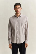 GANT REG FLANNEL MELANGE STRIPE SHIRT