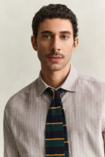 GANT REG FLANNEL MELANGE STRIPE SHIRT - Billede 6
