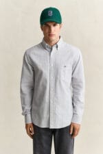 GANT REG CLASSIC OXFORD STRIPE SHIRT - Billede 5