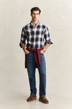 GANT REG WINDBLOWN FLANNEL CHECK SHIRT - Billede 2