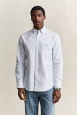 GANT REG CLASSIC OXFORD STRIPE SHIRT - Billede 2